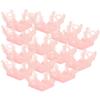 GALPADA 50pcs Pink Heart Rose Chocolate Wrapping Trays and Candy Paper Cups for Wedding Party Table Centerpieces Decorative Packaging view 1