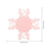 GALPADA 50pcs Pink Heart Rose Chocolate Wrapping Trays and Candy Paper Cups for Wedding Party Table Centerpieces Decorative Packaging view 2