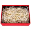 ARTIBETTER Festive Raffia Paper Shreds 200g Crinkle Cut Packaging Filler with Gold-white Mixed Strands for Boxes Basket Decoration and Shipping Cushioning view 1