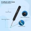 ALLENIC Ear Wax Removal Tool Camera, Ear Cleaner with Camera, Ear Wax Removal Kit, 1080P HD Ear Camera, Earwax Removal Kit with Camera and 6 LED Light, 8 Ear Pick & Ear Set for iOS & Android, White view 2