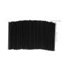 SILENRADAWN 1000pcs Black Disposable Cocktail Straws and Plastic Coffee Stir Sticks 13cm Straight Coffee Stirrer Swizzle Sticks for Bars Cafes Restaurants view 2