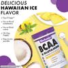 BlueBonnet Nutrition 5g BCAA 2:1:1 & 1000 mg Glutamine Powder for Muscle Recovery & Hydration - Sugar Free, Non-GMO Project Verified Hawaiian Ice Flavor 30 Servings view 3