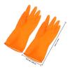 LOLIPPYY 6pcs Large Rubber Dishwashing Gloves for Household Cleaning, Waterproof Thickened Latex Gloves for Kitchen Dish Wash and Laundry, Reusable Non-slip Cleaning Mittens Set view 2