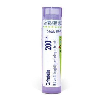 Boiron Grindelia 200CK Homeopathic Medicine for Fitful Cough Triggered by Lying on The Back - 80 Pellets