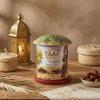 LEEN Premium Golden Mix Dates from Madinah, Saudi Arabia Ajwa, Safawi, Sagaie, Khodhri & Mabroom | Arabian Oasis Gift Can | Handpicked Assorted Dates | Natural & Fresh | 220g view 4
