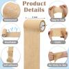 Treela 64 Pack 3" x 5 Yards Self Adhesive Cohesive Bandage Wraps, Elastic Breathable Athletic Tape, Flexible Self Adherent Bandage Rolls for Wrist, Ankle, Fingers, Sports & Pets (Beige) view 2