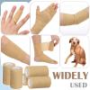 Treela 64 Pack 3" x 5 Yards Self Adhesive Cohesive Bandage Wraps, Elastic Breathable Athletic Tape, Flexible Self Adherent Bandage Rolls for Wrist, Ankle, Fingers, Sports & Pets (Beige) view 3