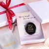 QINJIEJIE Black Obsidian Crystals Life is Tough But So are You Worry Stones view 3
