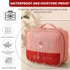VRFASHION Custom Red First Aid Bag, Empty Medical Supplies Organizer Bag Trauma Kit for Traveling Hiking Camping Backpacking Cycling view 3