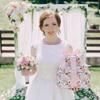 Dtiafu Pink Floral Wrapping Paper Roll - Watercolor Pink Roses Elegant Flower Gift Wrap Design for Valentine's Day Mother's Day Wedding Bridal Shower Total 28.5 sq.ft view 4