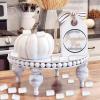 NICENEEDED 1200 PCS Fake White Marshmallow Bulk, Mini Simulation Marshmallow Decorations Realistic Artificial Cotton Candy Model, False Kawaii Flatback Charm for DIY Crafts Making Gifts view 2