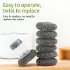 2026 New Comfort Grip Soap Dispensing Kitchen Scrub, Comfort Grip Kitchen Scrub with 4 Replaceable Cleaning Balls, Dish Scrubber for Dishes, Pots, Pans & Sinks (Style2) view 3