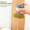 2026 New Comfort Grip Soap Dispensing Kitchen Scrub, Comfort Grip Kitchen Scrub with 4 Replaceable Cleaning Balls, Dish Scrubber for Dishes, Pots, Pans & Sinks (Style2) view 4