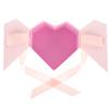 ARTIBETTER Heart-shaped Decorative Packaging Box with Flip Lid, Romantic Light Pink Storage Case for Flowers, Chocolates, Perfume, Lipstick Wrapping Box for Valentines Day and Special view 1