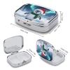 Christmas Penguin Pill Box 2 Compartment Small Pill Case,Portable for Pocket Or Purse Pills Organizer Mini Pills Container Holder to Hold Vitamins, Medication, Fish Oil and Supplements view 2