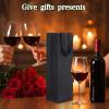 kenaeooe 36 Pcs Black Reusable Wine Bags with Handles, Wine Tote Bags Bulk Non-Woven Fabric Bottle Holder Carrier for Gifts, Shopping, Wedding, Christmas, Birthday Parties view 4