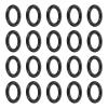 uxcell 48Pcs AS-111 Nitrile Rubber O-Rings, 7/16" ID, 5/8" OD, 3/32" Width Round Seal Rings Gasket for Automotive Machine Faucet Seal Repair Plumbing Compressor, 70 Durometer, Black view 1