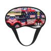 4th of July Patriotic Truck Sleep Mask for Side Sleepers: Blackout Eye Masks for Sleeping - Soft Breathable Soft Eye Shade Cover for Travel - Adjustable Night Blindfold for Men Women Gifts view 1
