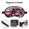 4th of July Patriotic Truck Sleep Mask for Side Sleepers: Blackout Eye Masks for Sleeping - Soft Breathable Soft Eye Shade Cover for Travel - Adjustable Night Blindfold for Men Women Gifts view 3