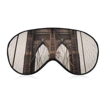 Photo of Brooklyn Bridge Sleep Mask for Women Men, Breathable Soft Sleeping Mask Adjustable Eye Cover Light Blocking Eye Masks for Travel, Home, Office, Nap, Flights
