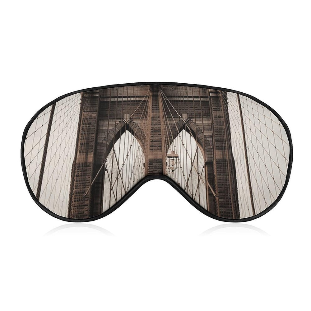 Photo of Brooklyn Bridge Sleep Mask for Women Men, Breathable Soft Sleeping Mask Adjustable Eye Cover Light Blocking Eye Masks for Travel, Home, Office, Nap, Flights