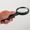 3X Handheld Magnifying Glass with Light, 90mm LED Illuminated Lens Reading view 3