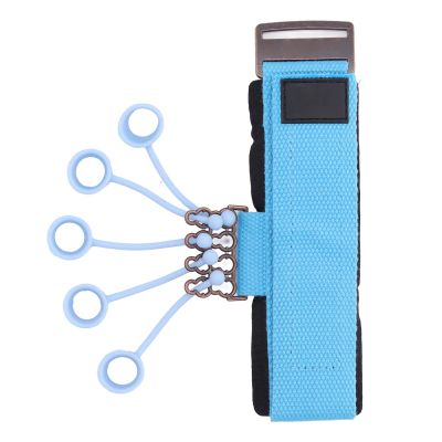 SUNGOOYUE Silicone Finger Exerciser Finger Exerciser, for Tennis Guitar Tabs (Blue)