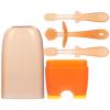 ARTIBETTER Silicone Toothbrush 3pcs Tongue Cleaner Oral Care Soft Bristles Newborn Mouth Cleaner for Hygiene view 1