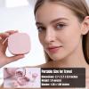 DEWSENSI Contact Lens Case with Cleaner Washer, Applicator Tool & 3 Extra Soaking Cases, Portable Travel Size for Daily Vision Care & Outdoor Use, Pink view 3