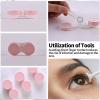 DEWSENSI Contact Lens Case with Cleaner Washer, Applicator Tool & 3 Extra Soaking Cases, Portable Travel Size for Daily Vision Care & Outdoor Use, Pink view 4