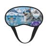 Alaskan Pool Majesty Sleep Mask for Side Sleepers: Blackout Eye Masks for Sleeping - Soft Breathable Soft Eye Shade Cover for Travel - Adjustable Night Blindfold for Men Women Gifts view 1