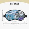 Alaskan Pool Majesty Sleep Mask for Side Sleepers: Blackout Eye Masks for Sleeping - Soft Breathable Soft Eye Shade Cover for Travel - Adjustable Night Blindfold for Men Women Gifts view 4