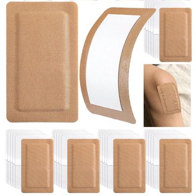 30 Pcs Extra Large Flexible Adhesive Bandages 2.99''x5'' Strong Wound Care Bandages with Non-Stick Pad