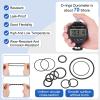 uxcell 12Pcs AS-226 Nitrile Rubber O-Rings, 2" ID, 2-1/4" OD, 1/8" Width Round Seal Rings Gasket for Automotive Machine Faucet Seal Repair Plumbing Compressor, 70 Durometer, Black view 3