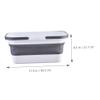 CLISPEED Foldable Mop Bucket with Handle 15l Portable Plastic Folding Bucket for Household Cleaning, Car Washing, and Camping Use view 2