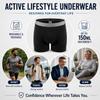 Carer Men's Washable Incontinence Boxer Briefs, 150ml Absorbency view 3