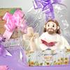 Cinrobiye 12 Set Mothers Day Religious Gift Basket Kit Christian Faith Favor Boxes with Cross & Bible Verse Design Church Event Wrapping Set with Bags and Pull Bows for Baptism Easter Supplies view 4