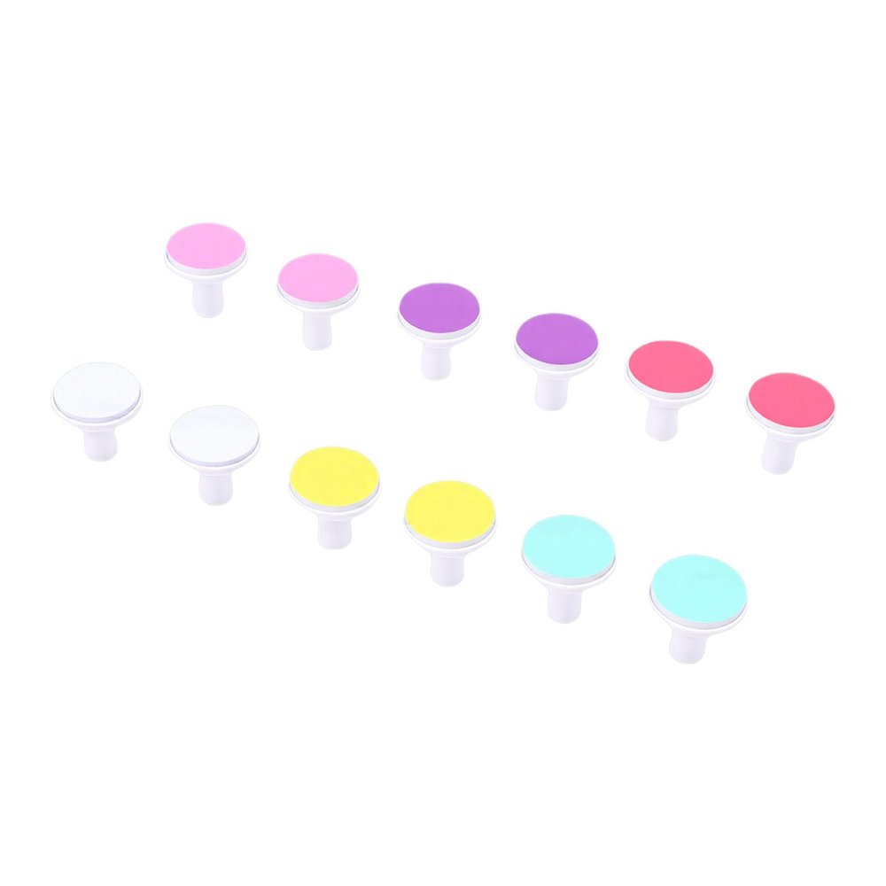 GEERYZHE 12 PCS Baby Nail File Pads - Electric Nail Trimmer Replacement Heads with Fine & Coarse Grits for Newborns, Infants & Adults - Hypoallergenic fer Pads for Safe