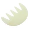 TIDTALEO Jade Stone Massage Comb Large Tooth Gua Sha Scalp Massager Head Spa Equipment for Acupoint Treatment and Hair Scrubbing Relaxation view 1