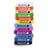 12 Pack-Dn r(Do Not Resuscitate)-Medical Alert Silicone Bracelets - 12 Pack Waterproof Wristbands for Men Women Kids, Personalized Emergency ID Bracelets with Contact Info, Durable(7.1 Inch) view 1