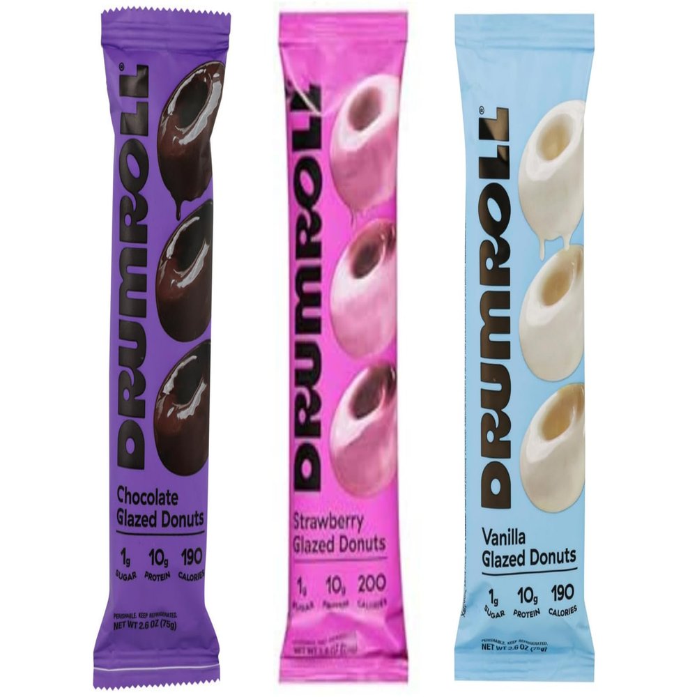 NineLife Basics - Drumroll Snacks Bundle (Vanilla, Chocolate, Strawberry)- 3 pack