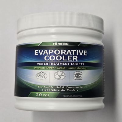 TONBEEN Swamp Cooler Water Scale Prevention Tablets for Evaporative Coolers | Odor Control & System Maintenance | swamp cooler tablets 20pcs
