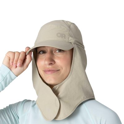Outdoor Research Insect Shield Cape Cap, Pro Khaki, Large-X-Large