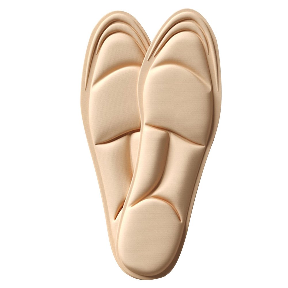 2 Pack Comfort Insoles Breathable Women Fashion High-Heeled Shoes Anti-Slip Memory Foam Memory Foam Insoles for Wome