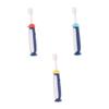 Hohopeti s Toothbrush 3pcs Manual Soft Bristle Cartoon Tooth Brush for Ages 3-12, Oral Care Dental Cleaning Toothbrush Set with Blue, Yellow, and Red Colors Random Color view 1