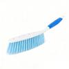 14 Inch Hand Broom Brush - Soft Bristle Long Handle, Crumb Hair Removal for Car Bed Counter Furniture No Scratch, Red (Blue) view 1