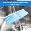 14 Inch Hand Broom Brush - Soft Bristle Long Handle, Crumb Hair Removal for Car Bed Counter Furniture No Scratch, Red (Blue) view 3