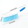 14 Inch Hand Broom Brush - Soft Bristle Long Handle, Crumb Hair Removal for Car Bed Counter Furniture No Scratch, Red (Blue) view 4