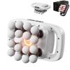 16-Head deep Tissue Massager, 2026 Upgraded Version, Portable 16-Head Massage Gun Set, 30 Intensity Levels and 3 Smart Modes, Suitable for Neck, Shoulders, Upper arms, and Buttocks(White) view 1