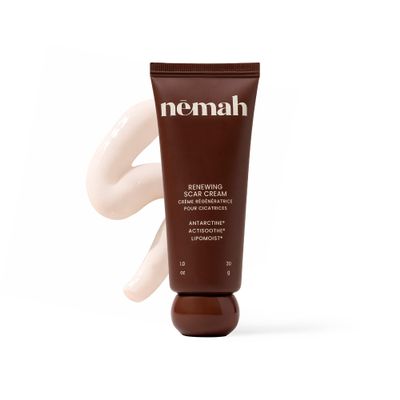 Nemah Restorative Scar Treatment, C Section Recovery, Scar Cream for Surgical Scars, Ideal to Reduce the C Section and Acne Marks, Dermatologist Approved, Antioxidant Rich, Vegan Formula, 1 oz